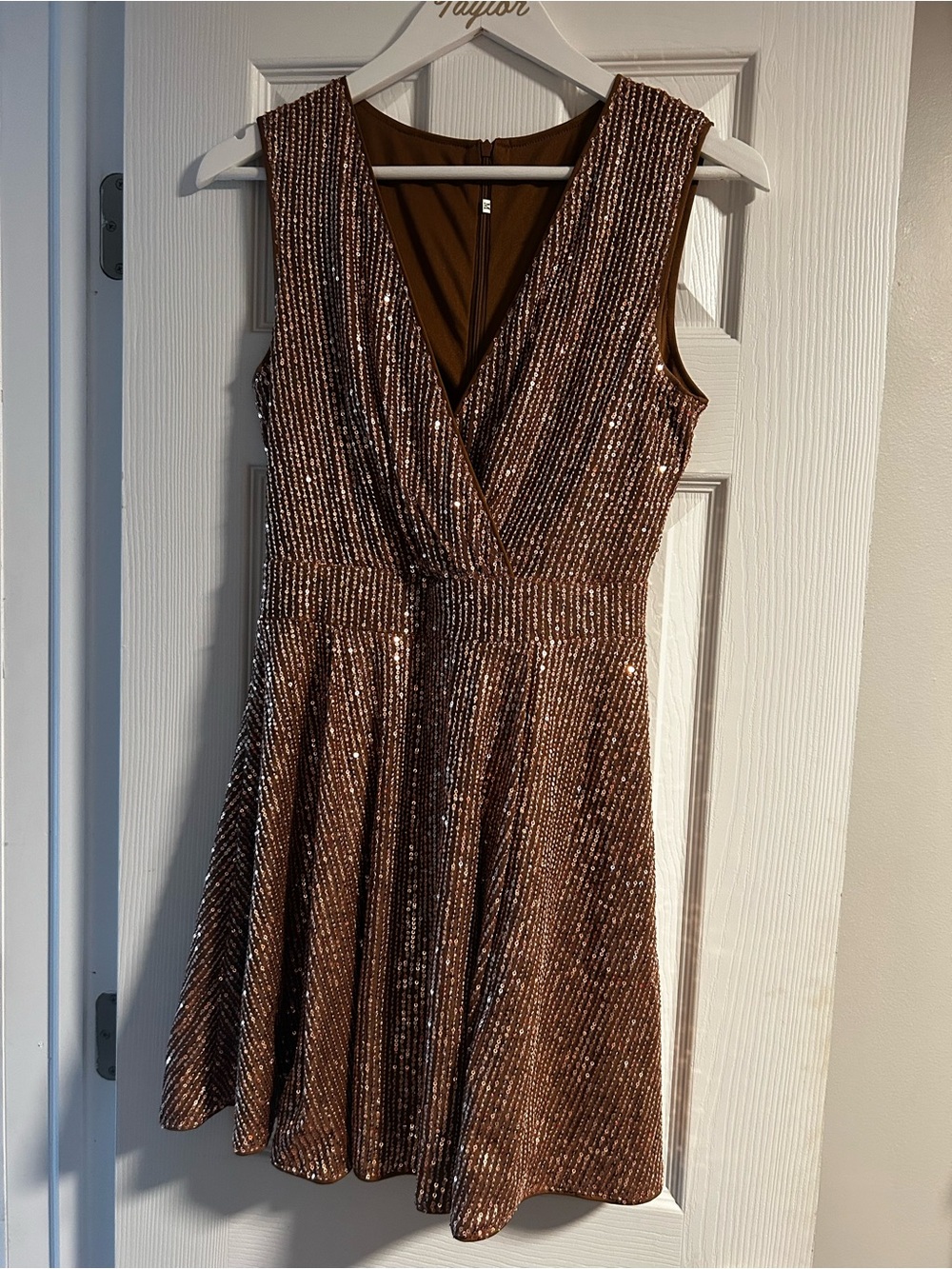 Sleeveless Sequin Dress